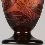 Emile Galle Flower Vase - Art Nouveau Glass - Hickmet Fine Arts