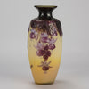 Galle Souffle Vase - Art Nouveau Fuschia Vase - Hickmet Fine Arts