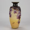 Galle Souffle Vase - Art Nouveau Fuschia Vase - Hickmet Fine Arts