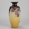 Galle Souffle Vase - Art Nouveau Fuschia Vase - Hickmet Fine Arts