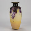 Galle Souffle Vase - Art Nouveau Fuschia Vase - Hickmet Fine Arts