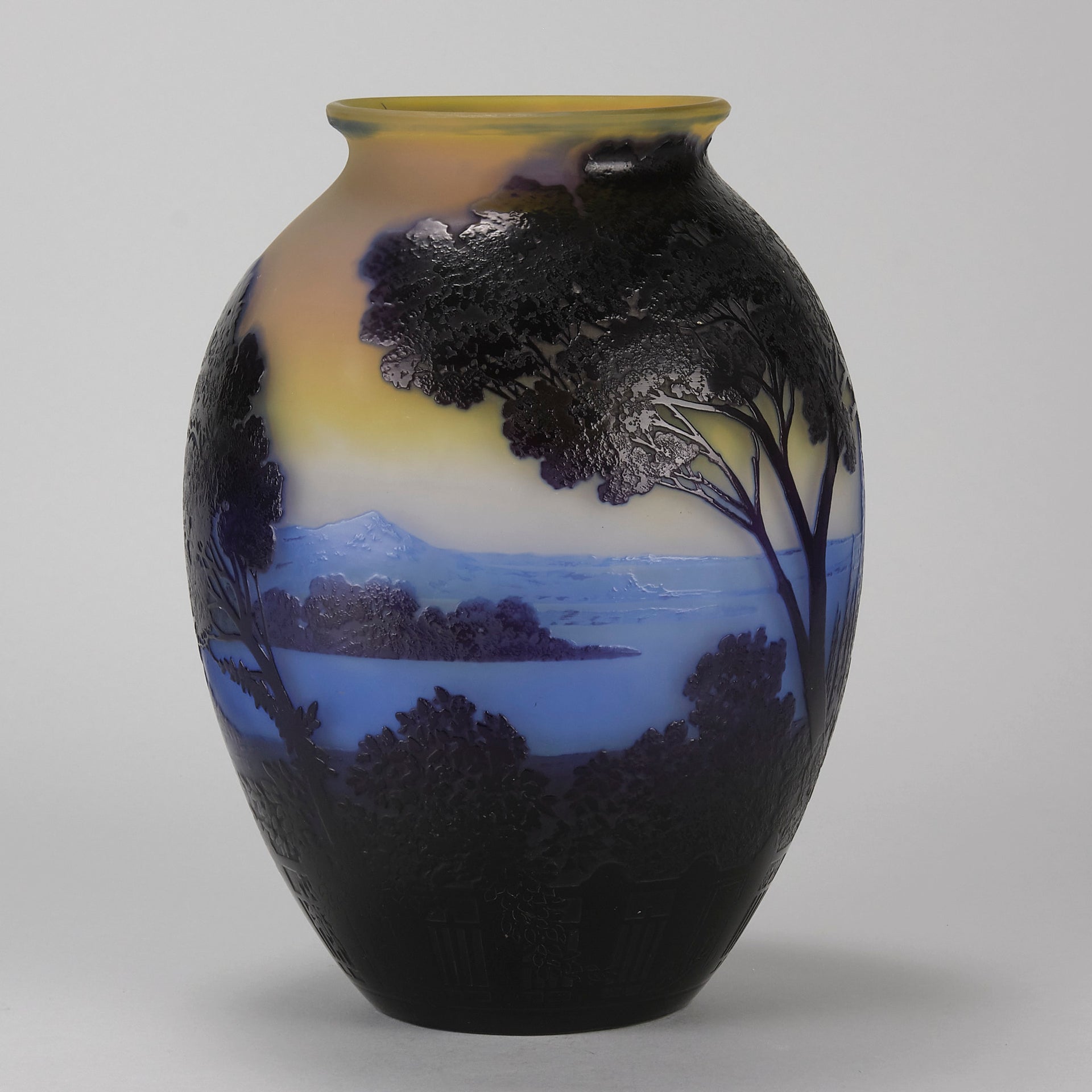 Galle Vase - Art Nouveau Lake Como Vase - Hickmet Fine Arts