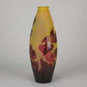 Emile Galle Large Flower Vase - Art Nouveau Glass - Hickmet Fine Arts