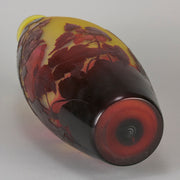 Emile Galle Large Flower Vase - Art Nouveau Glass - Hickmet Fine Arts