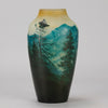 Emile Galle Mountain Vase - Art Nouveau Glass - Hickmet Fine Arts