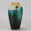 Emile Galle Mountain Vase - Art Nouveau Glass - Hickmet Fine Arts