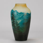 Emile Galle Mountain Vase - Art Nouveau Glass - Hickmet Fine Arts