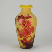 Galle Rose Vase - Art Nouveau Rose Vase - Hickmet Fine Arts