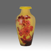 Galle Rose Vase - Art Nouveau Rose Vase - Hickmet Fine Arts
