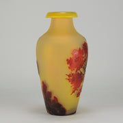 Galle Rose Vase - Art Nouveau Rose Vase - Hickmet Fine Arts
