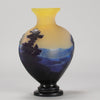 Emile Galle Scenic Vase - Art Nouveau Glass - Hickmet Fine Arts