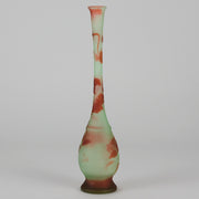 Emile Galle Slender Vase - Art Nouveau Glass - Hickmet Fine Arts