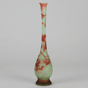 Emile Galle Slender Vase - Art Nouveau Glass - Hickmet Fine Arts