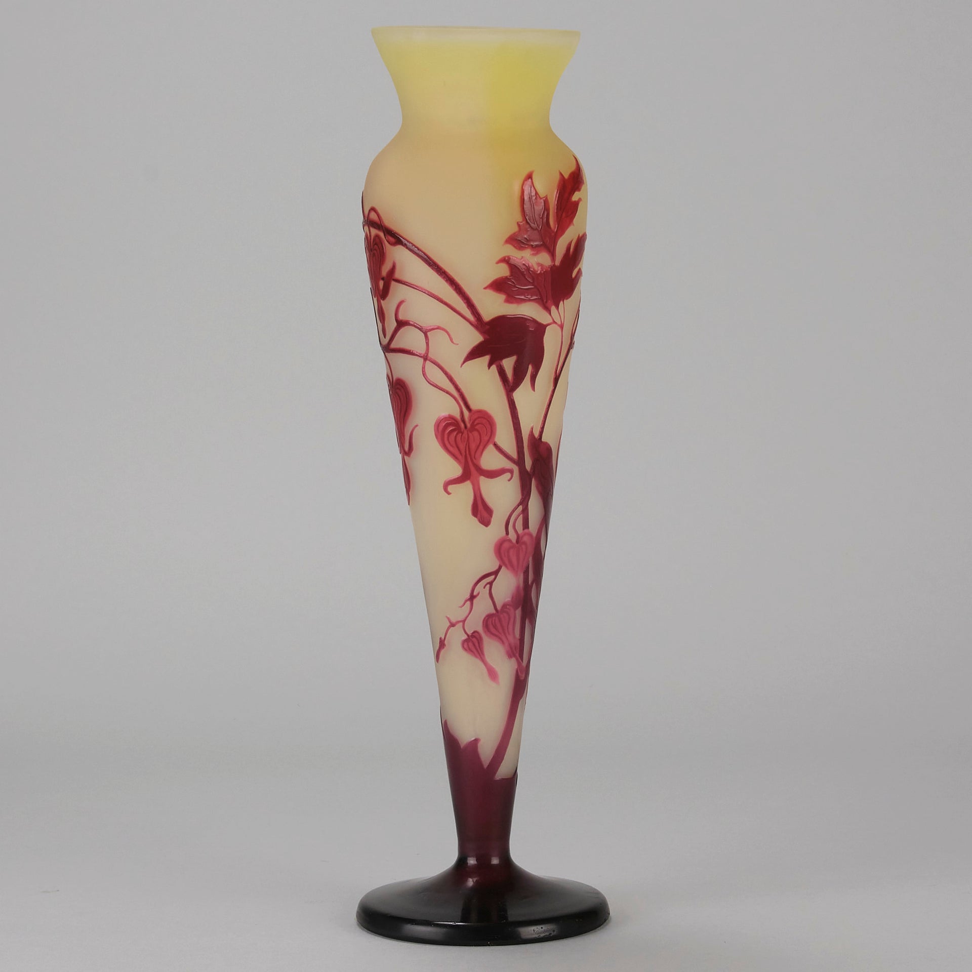 Galle Slender Vase - Art Nouveau Flower Vase - Hickmet Fine Arts
