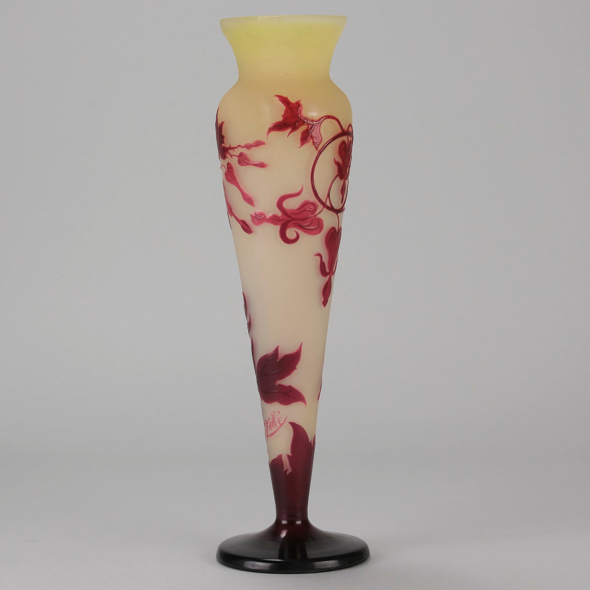 Galle Slender Vase - Art Nouveau Flower Vase - Hickmet Fine Arts