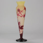 Galle Slender Vase - Art Nouveau Flower Vase - Hickmet Fine Arts