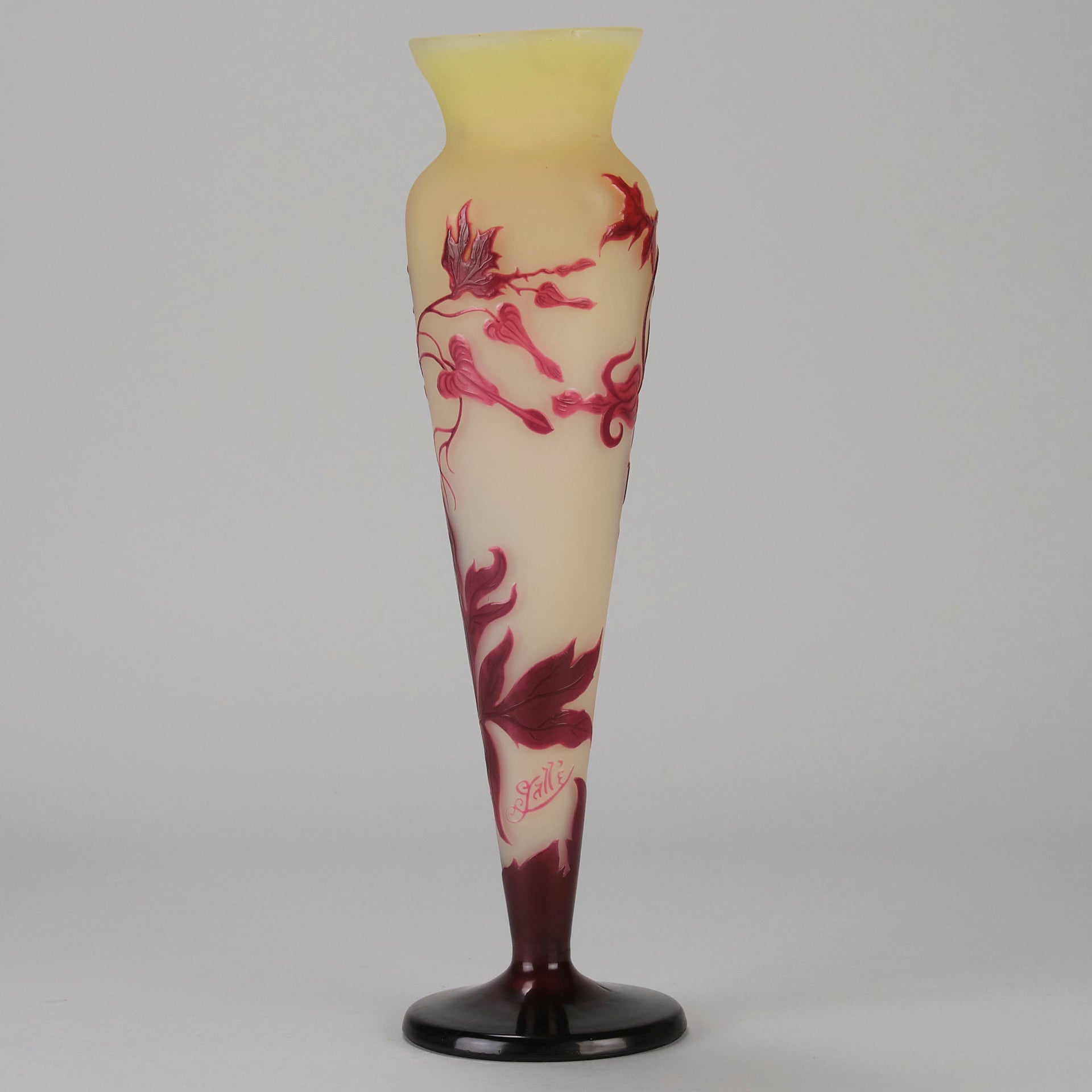 Galle Slender Vase - Art Nouveau Flower Vase - Hickmet Fine Arts