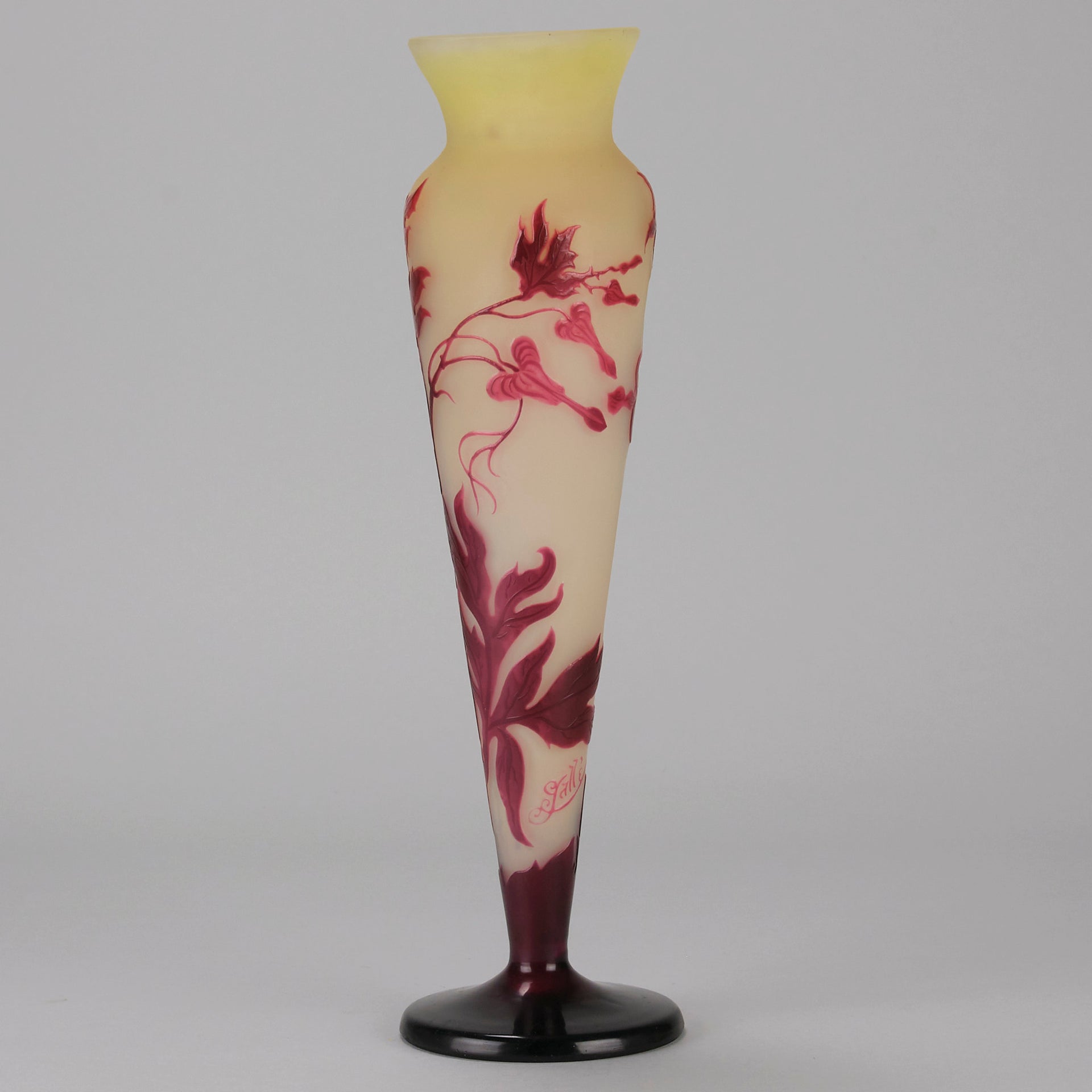 Galle Slender Vase - Art Nouveau Flower Vase - Hickmet Fine Arts