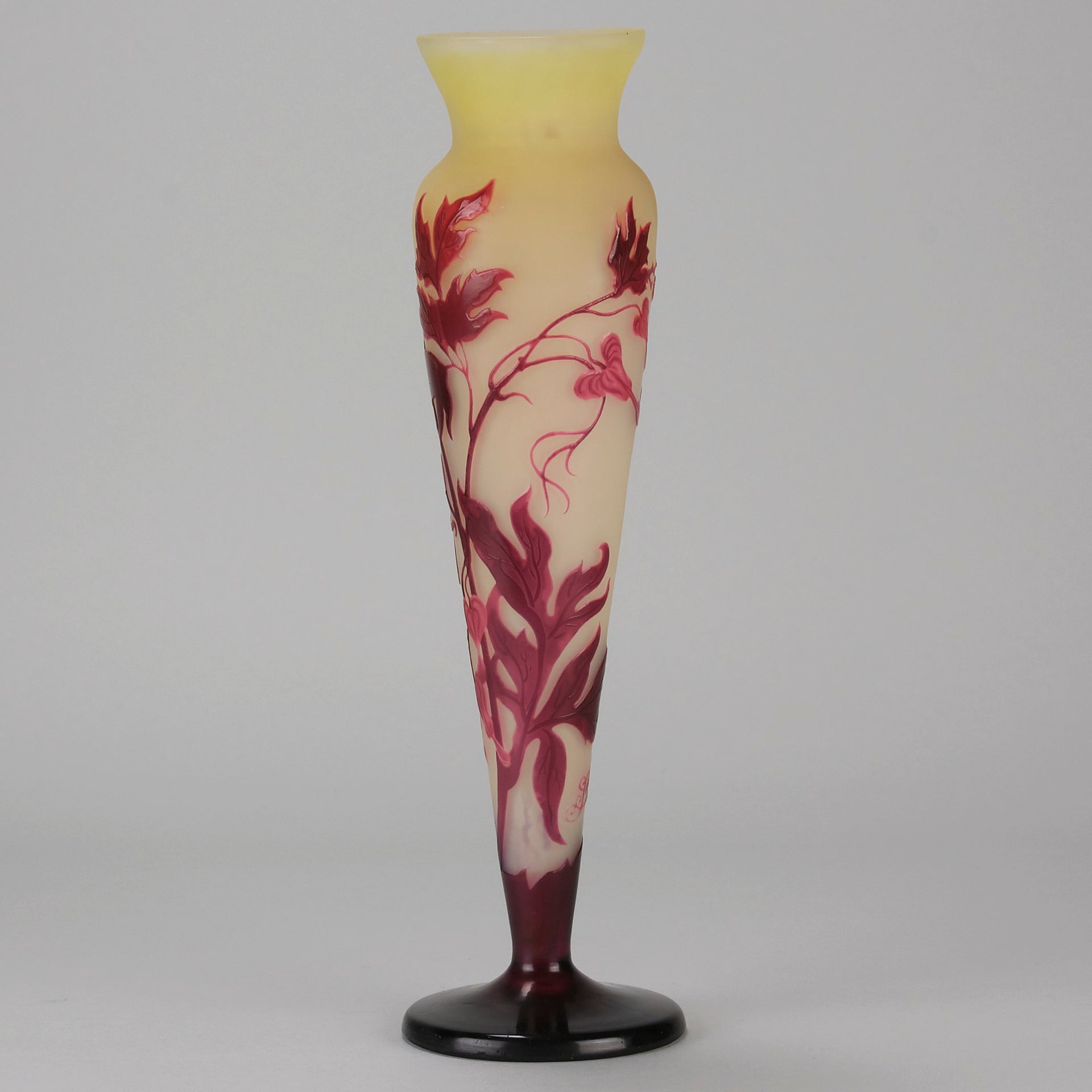Galle Slender Vase - Art Nouveau Flower Vase - Hickmet Fine Arts