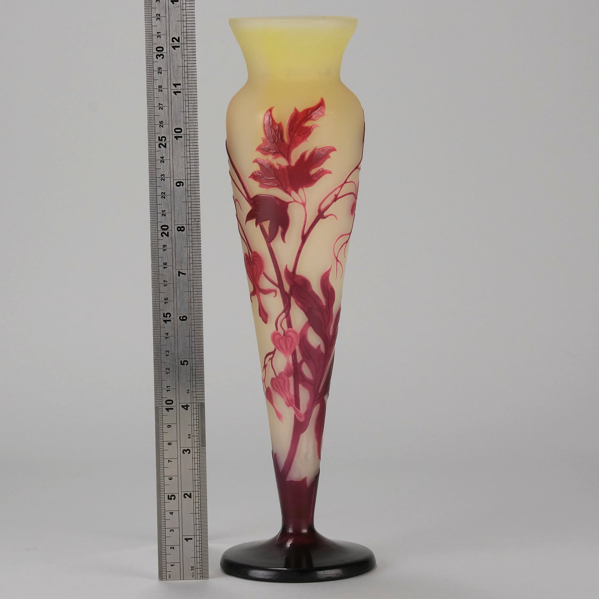 Galle Slender Vase - Art Nouveau Flower Vase - Hickmet Fine Arts