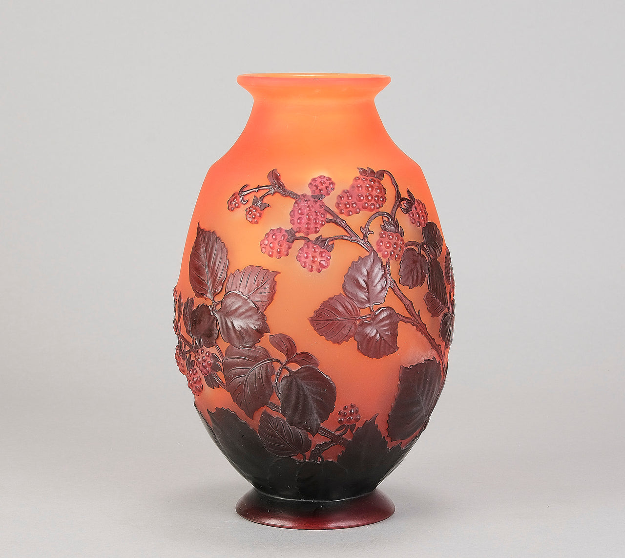 Emile Galle Souffle Vase - Art Nouveau Glass - Hickmet Fine Arts