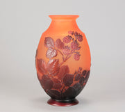 Emile Galle Souffle Vase - Art Nouveau Glass - Hickmet Fine Arts