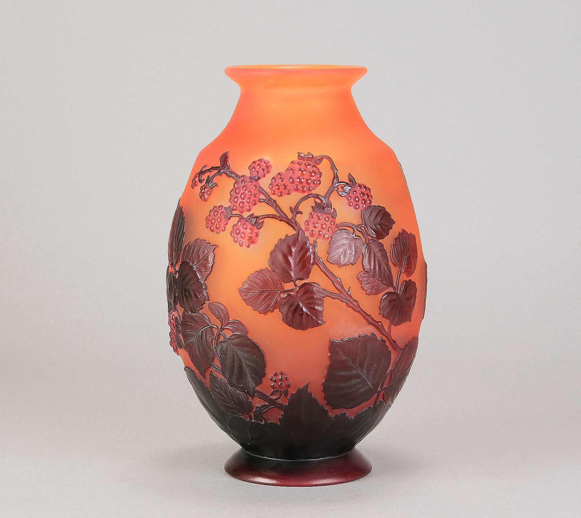 Emile Galle Souffle Vase - Art Nouveau Glass - Hickmet Fine Arts