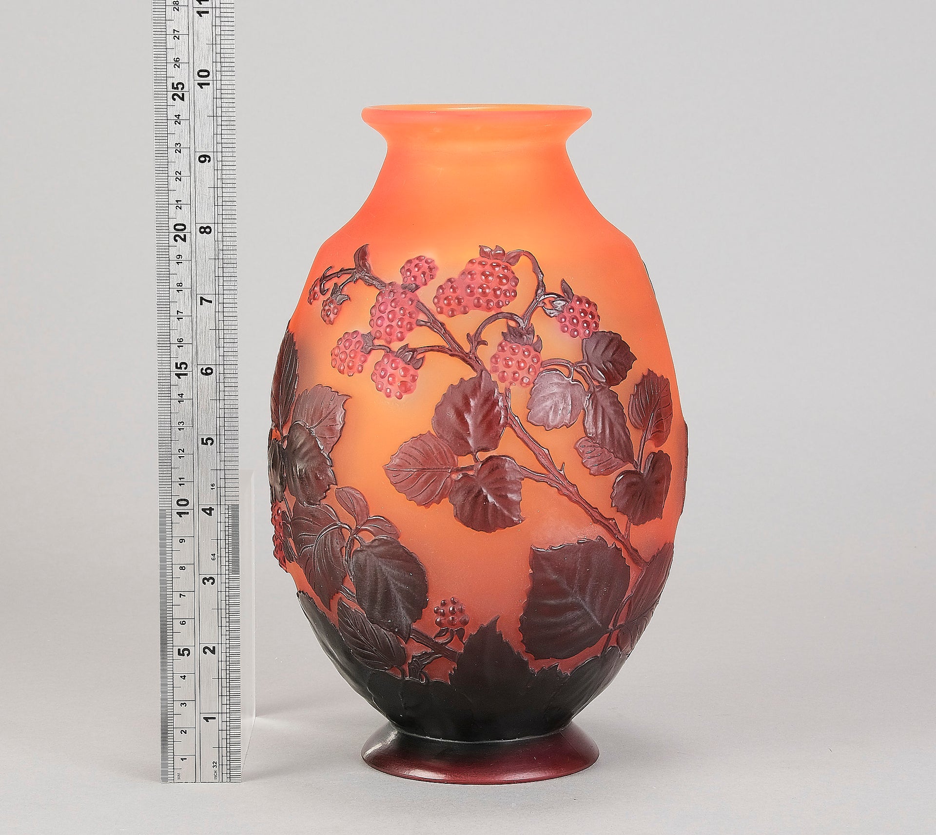 Emile Galle Souffle Vase - Art Nouveau Glass - Hickmet Fine Arts