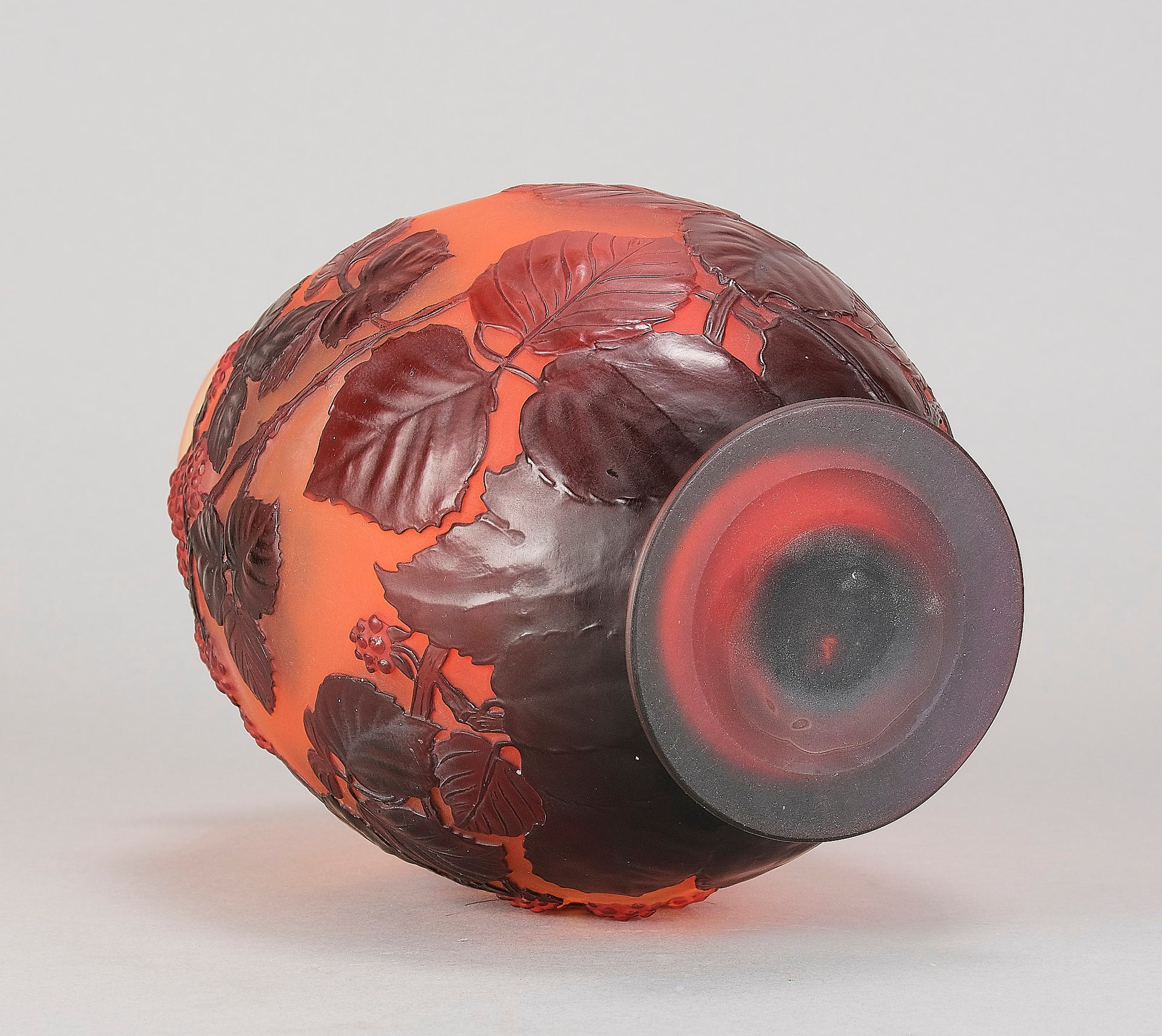 Emile Galle Souffle Vase - Art Nouveau Glass - Hickmet Fine Arts