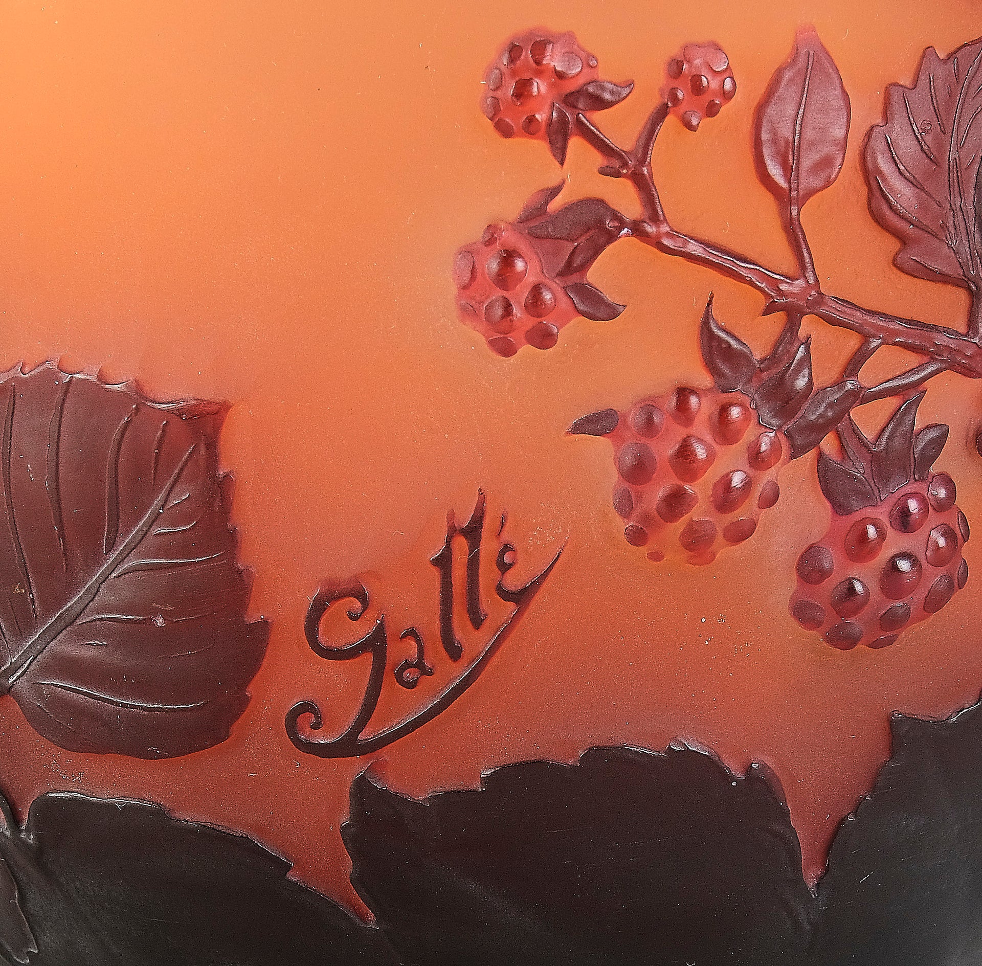 Emile Galle Souffle Vase - Art Nouveau Glass - Hickmet Fine Arts