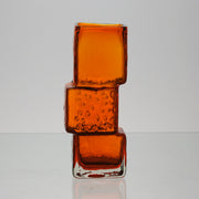 Geoffrey Baxter - Orange Bricklayer Abstract Vase 