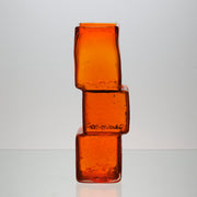 Bricklayer Orange Vase  Large by Geoffrey Baxter