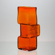 Bricklayer Orange Vase  Large by Geoffrey Baxter