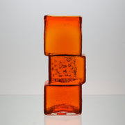 Bricklayer Orange Vase  Large by Geoffrey Baxter