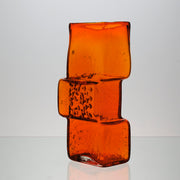 Bricklayer Orange Vase  Large by Geoffrey Baxter