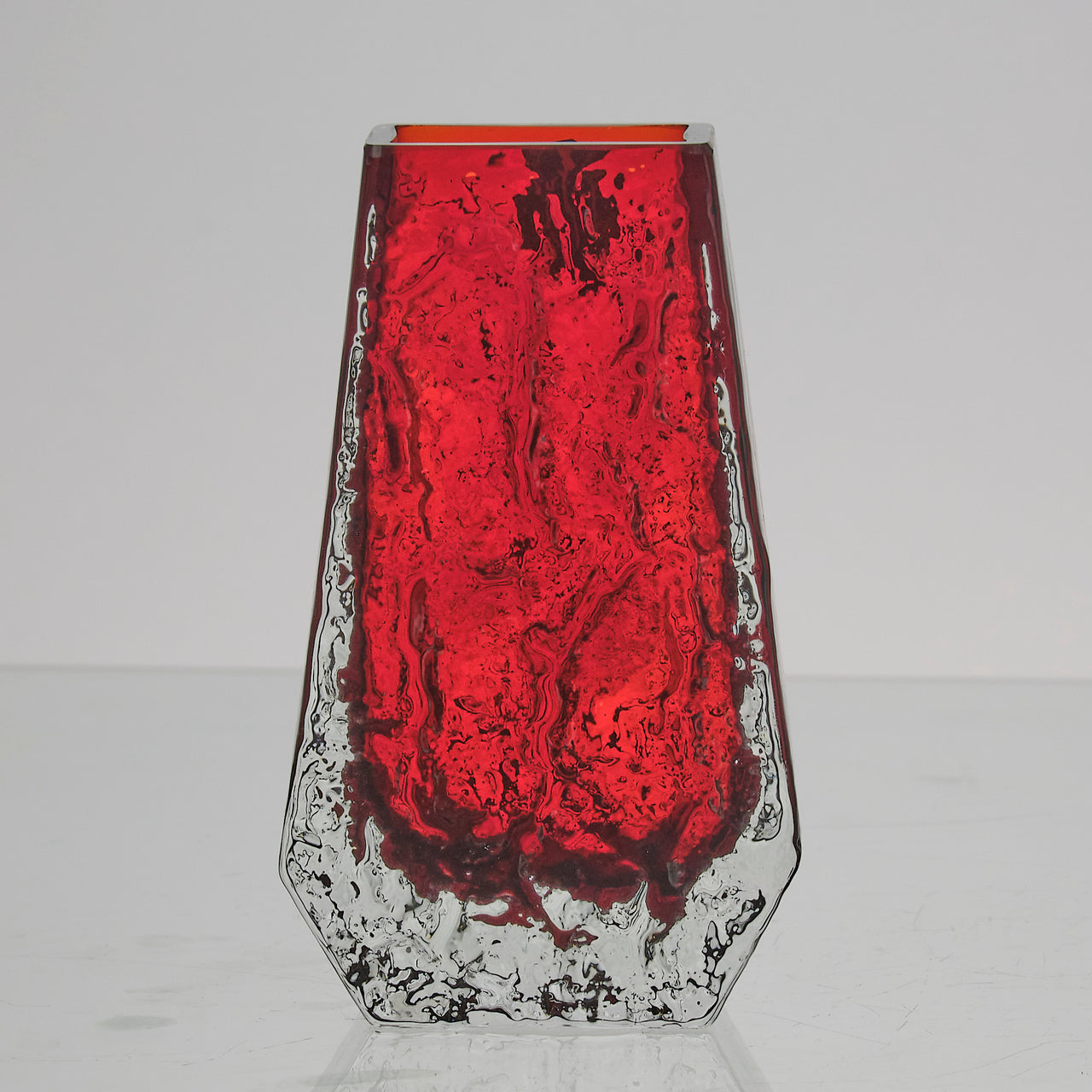 Geoffrey Baxter Red Vase