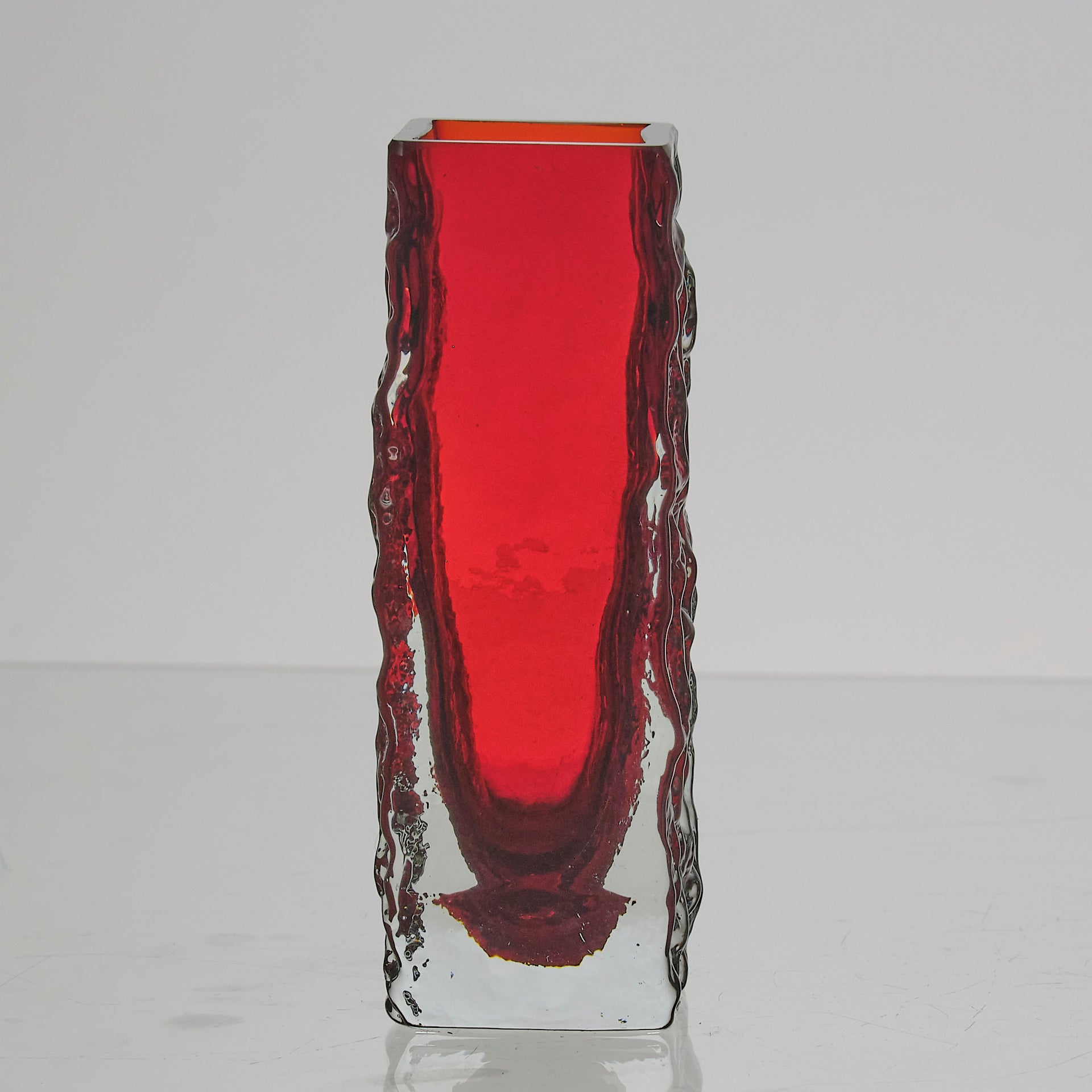 Geoffrey Baxter Red Vase