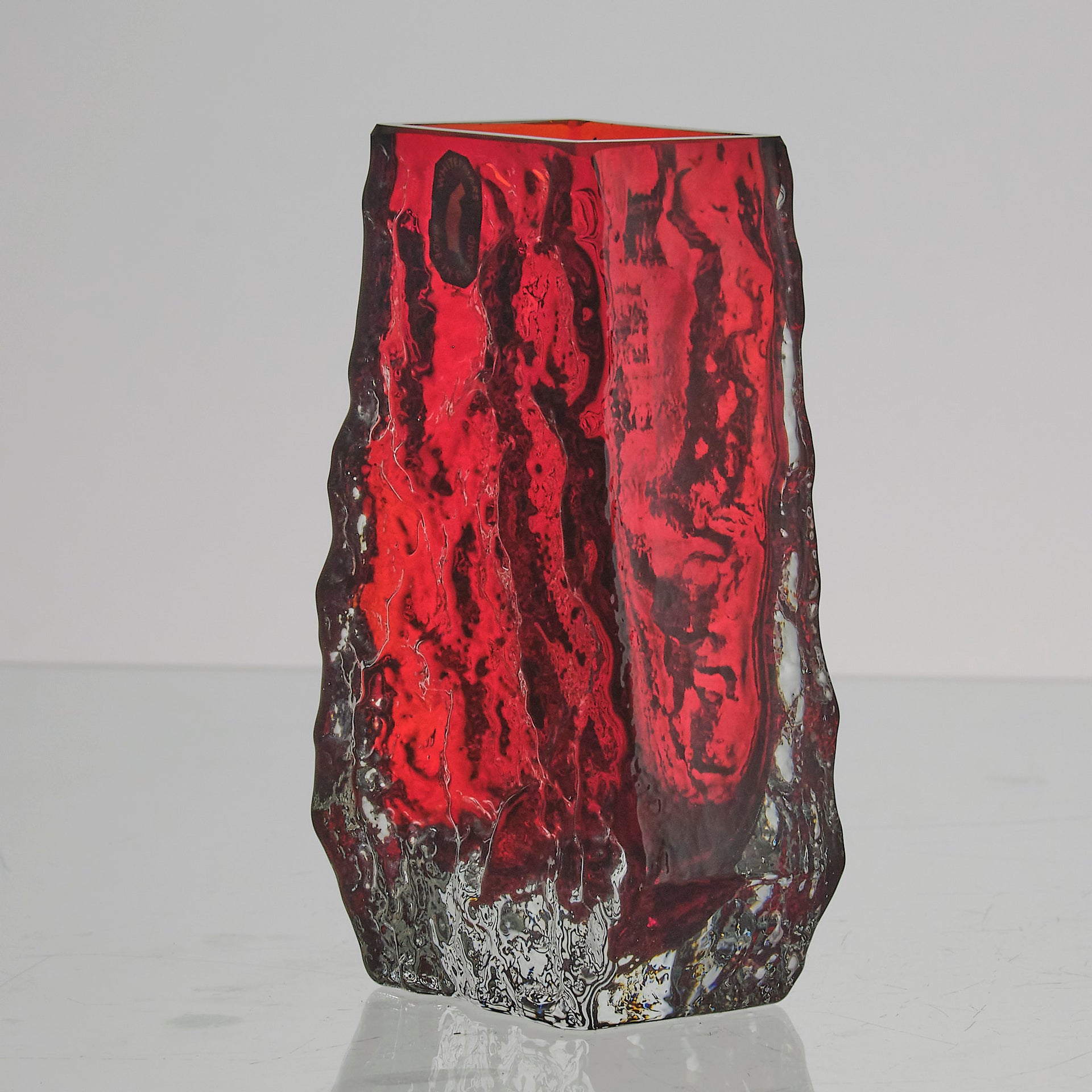 Geoffrey Baxter Red Vase