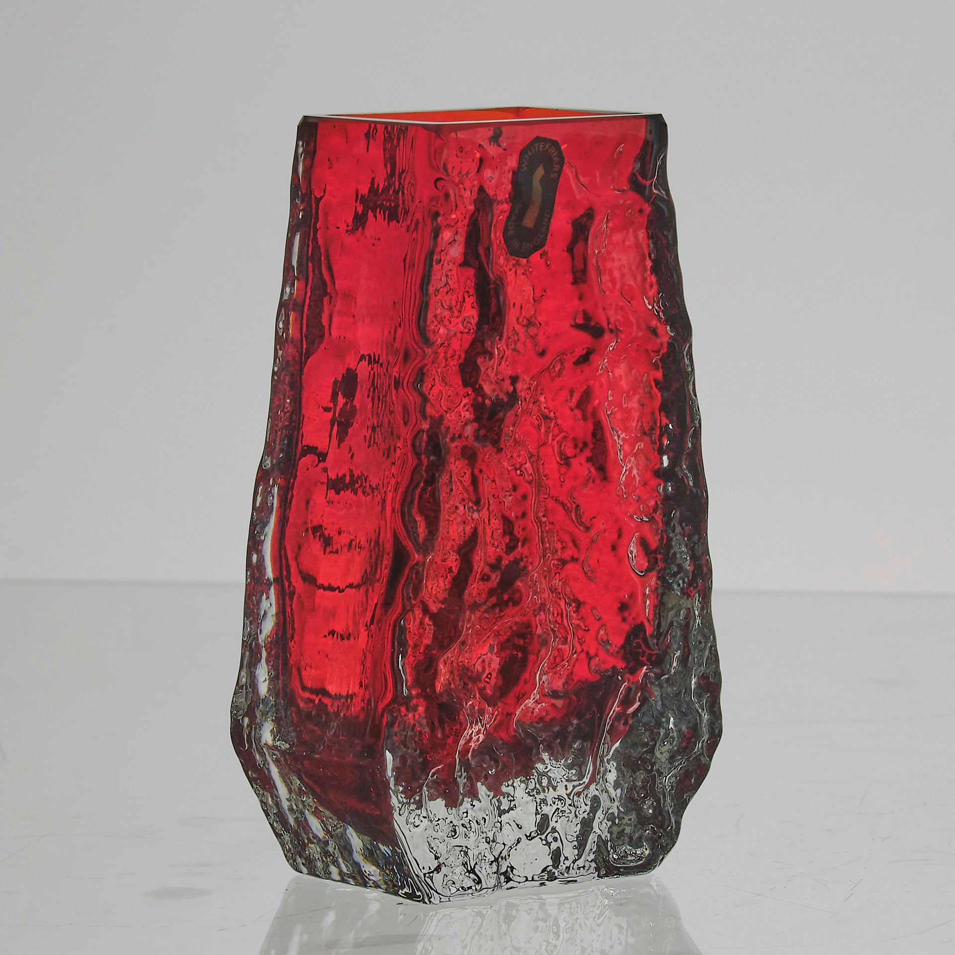 Geoffrey Baxter Red Vase