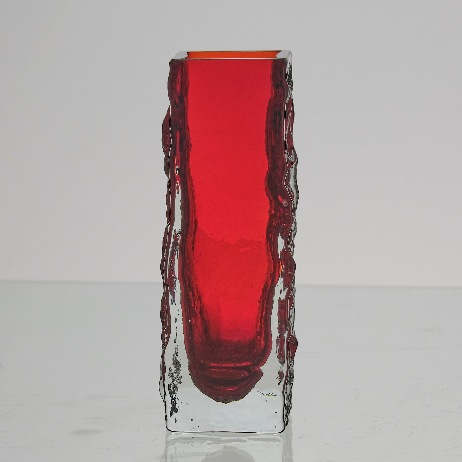 Geoffrey Baxter Red Vase