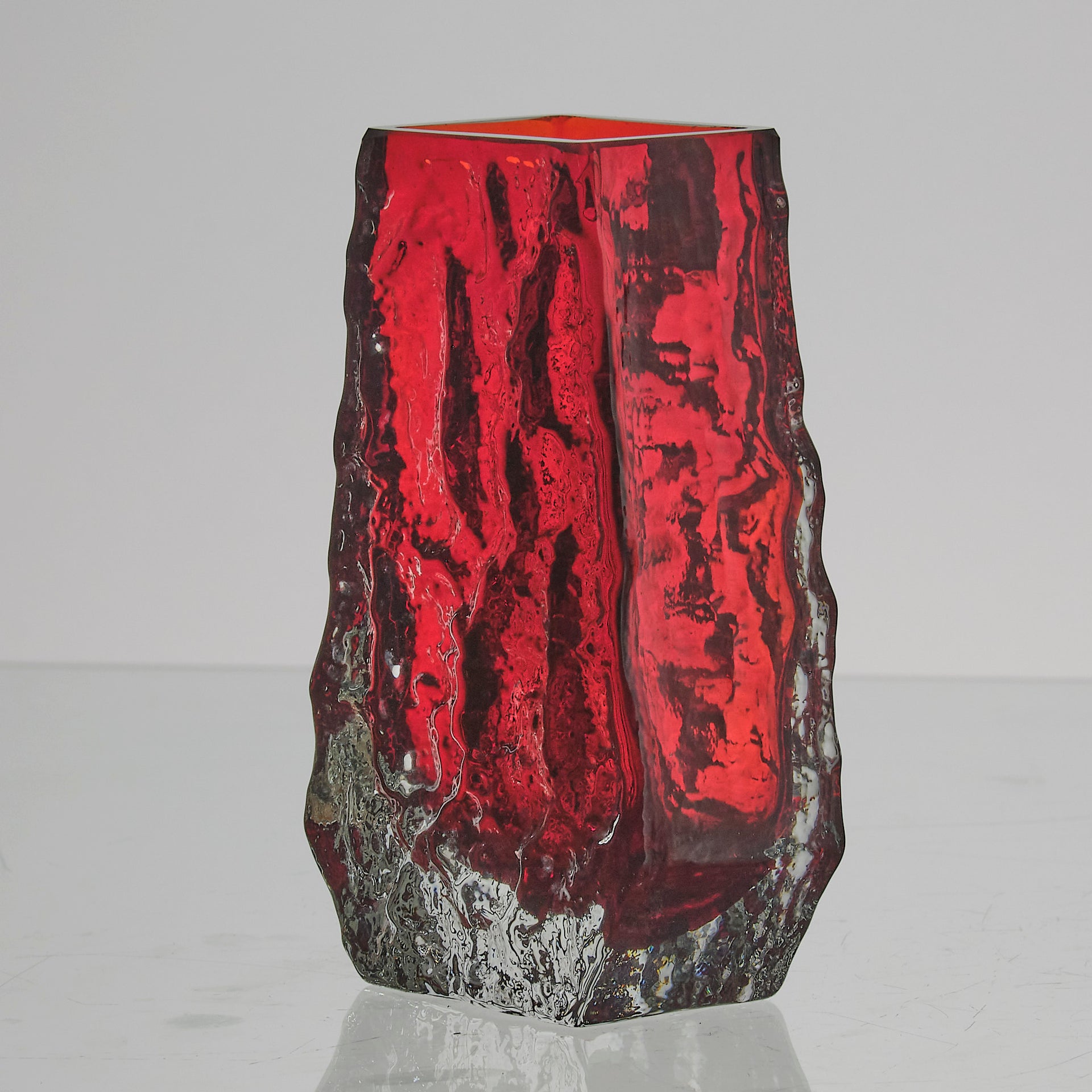 Geoffrey Baxter Red Vase