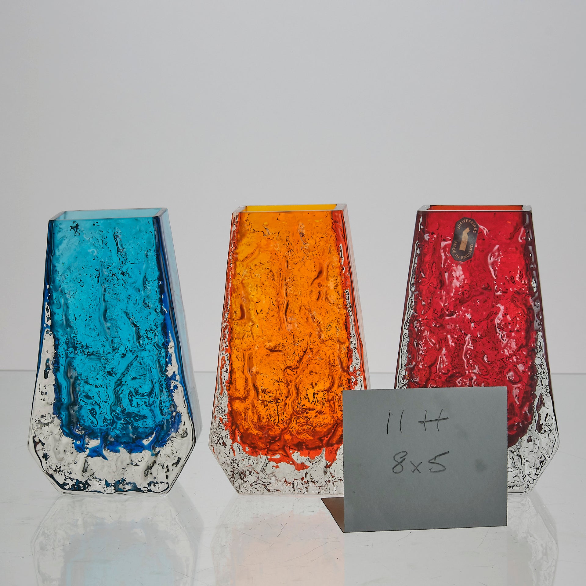 Geoffrey Baxter Red Vase