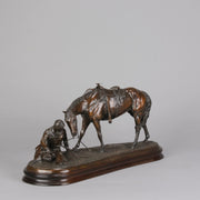 Cowboy at Rest - Gill Parker Bronze - Hickmet Fine Arts 