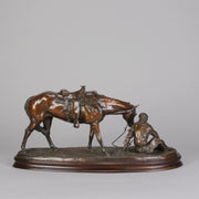 Cowboy at Rest - Gill Parker Bronze - Hickmet Fine Arts 
