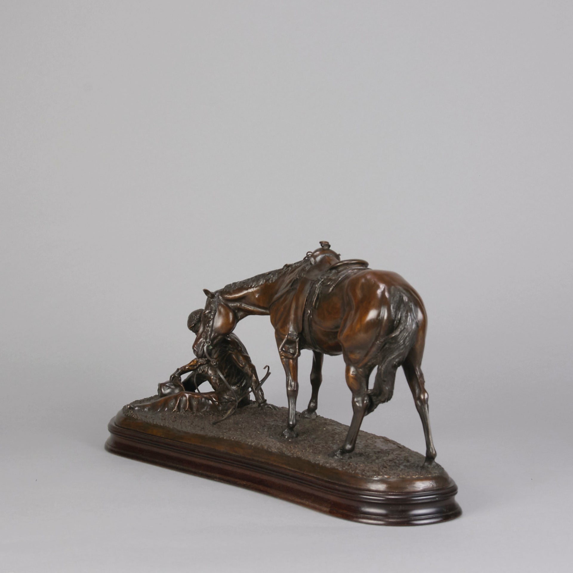 Cowboy at Rest - Gill Parker Bronze - Hickmet Fine Arts 