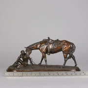Cowboy at Rest - Gill Parker Bronze - Hickmet Fine Arts 