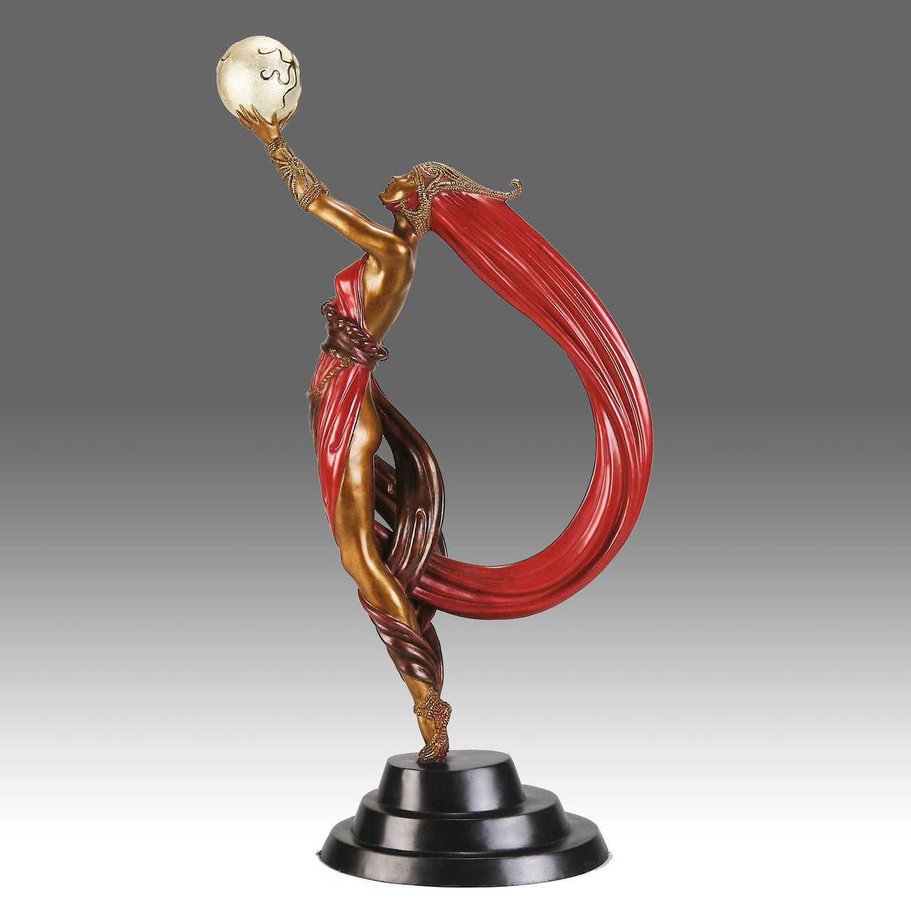 Erte bronze the Globe