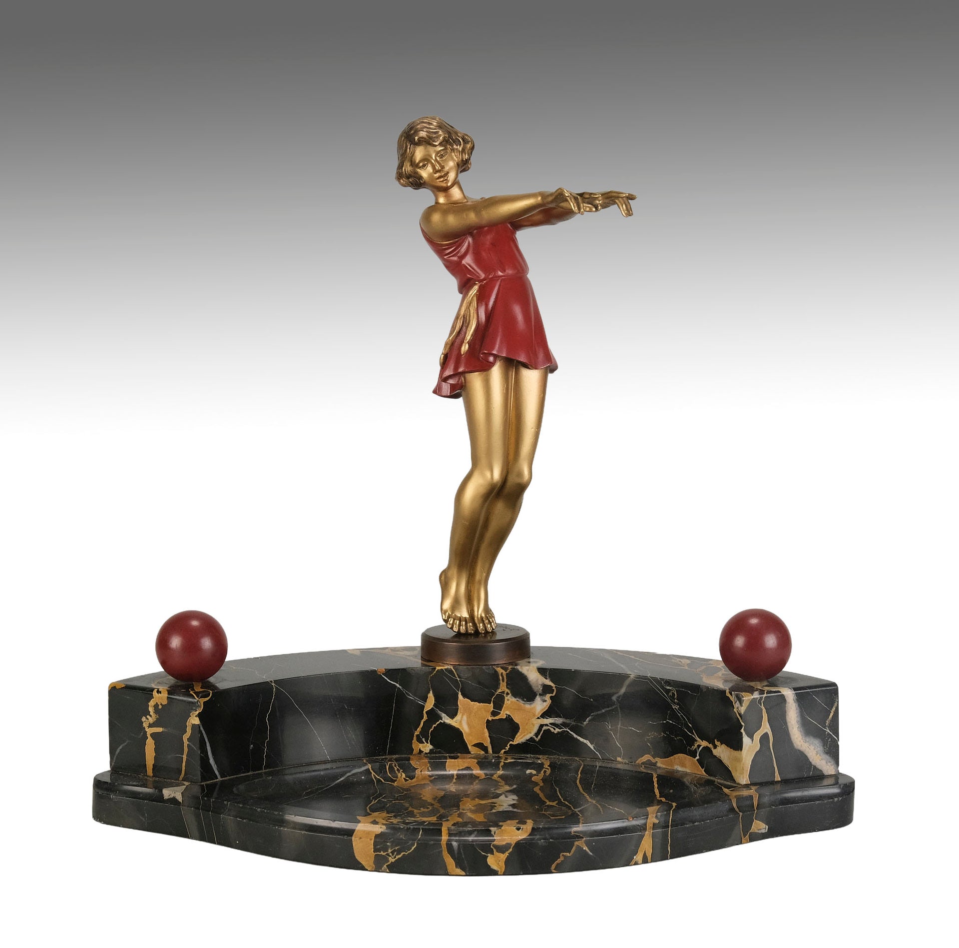 Godard Deco Dancer - Art Deco Bronze - Hickmet Fine Arts  