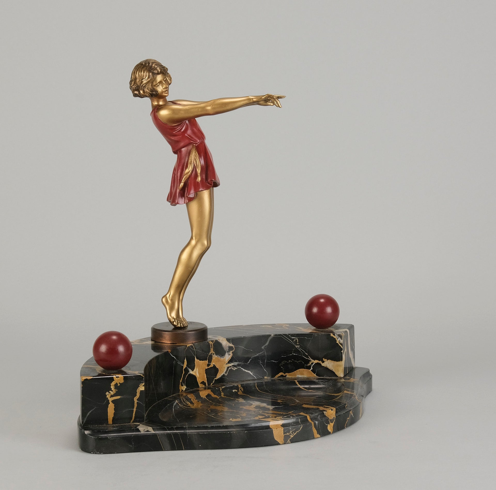 Godard Deco Dancer - Art Deco Bronze - Hickmet Fine Arts  