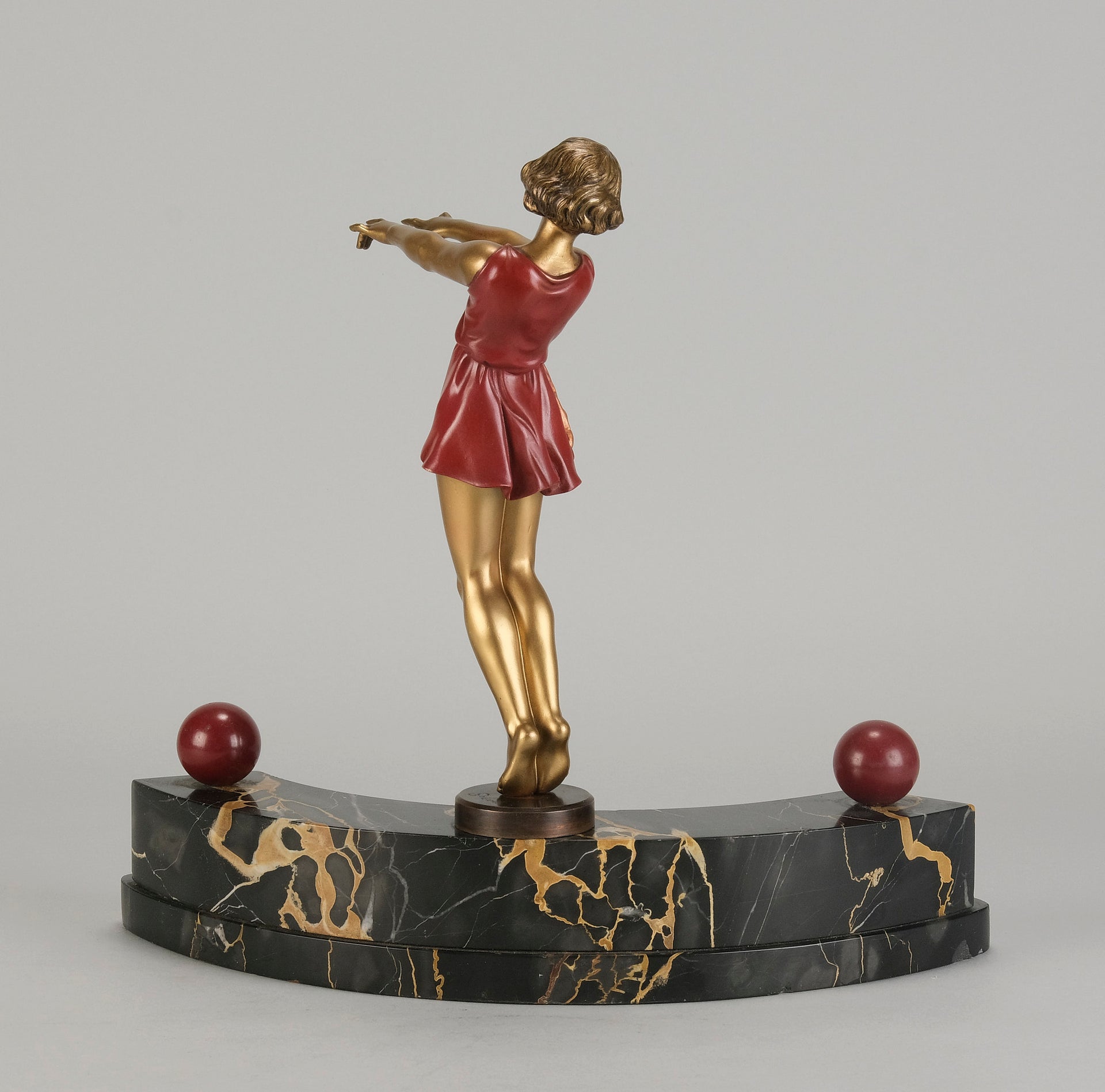 Godard Deco Dancer - Art Deco Bronze - Hickmet Fine Arts  